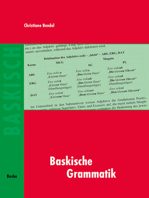 cover image of Baskische Grammatik